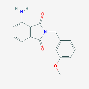 molecular formula C16H14N2O3 B286492 4-amino-2-(3-methoxybenzyl)-1H-isoindole-1,3(2H)-dione 