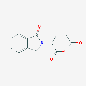 molecular formula C13H11NO4 B286495 3-(1-oxo-1,3-dihydro-2H-isoindol-2-yl)dihydro-2H-pyran-2,6(3H)-dione 