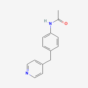 N-[4-(pyridin-4-ylmethyl)phenyl]acetamide