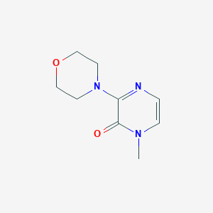 molecular formula C9H13N3O2 B2864978 1-methyl-3-morpholinopyrazin-2(1H)-one CAS No. 1857211-92-7