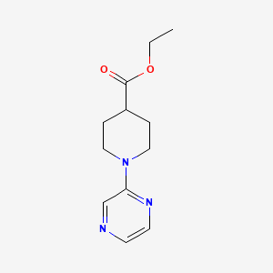 molecular formula C12H17N3O2 B2864980 Ethyl 1-(pyrazin-2-yl)piperidine-4-carboxylate CAS No. 154348-18-2