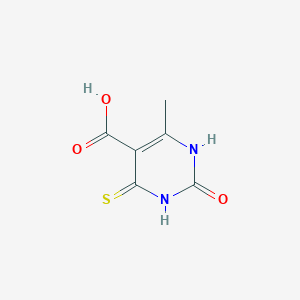 6-Methyl-2-oxo-4-thioxo-1,2,3,4-tetrahydropyrimidine-5-carboxylic acid