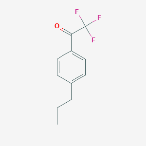 molecular formula C11H11F3O B028650 4'-正丙基-2,2,2-三氟苯乙酮 CAS No. 107713-67-7