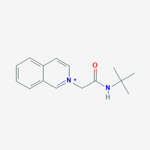 molecular formula C15H19N2O+ B286502 2-[2-(Tert-butylamino)-2-oxoethyl]isoquinolinium 