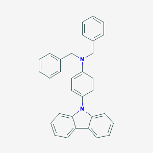 molecular formula C32H26N2 B286504 N,N-dibenzyl-N-[4-(9H-carbazol-9-yl)phenyl]amine 