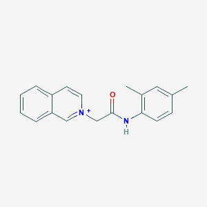 molecular formula C19H19N2O+ B286505 2-[2-(2,4-Dimethylanilino)-2-oxoethyl]isoquinolinium 
