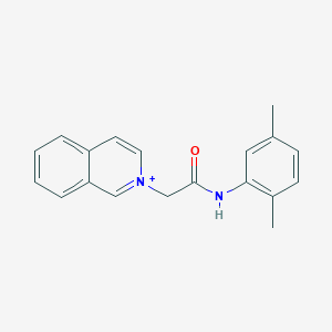 molecular formula C19H19N2O+ B286506 2-[2-(2,5-Dimethylanilino)-2-oxoethyl]isoquinolinium 