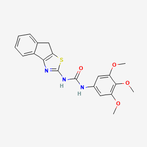 1-(8H-indeno[1,2-d]thiazol-2-yl)-3-(3,4,5-trimethoxyphenyl)urea