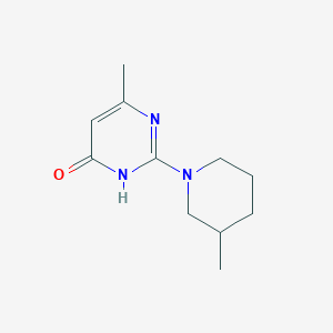 6-methyl-2-(3-methylpiperidin-1-yl)pyrimidin-4(3H)-one