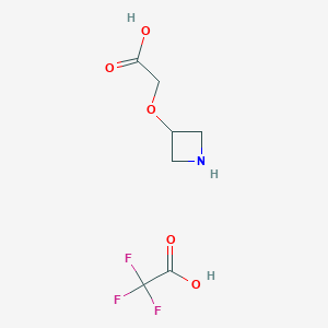 2-(Azetidin-3-yloxy)acetic acid; trifluoroacetic acid