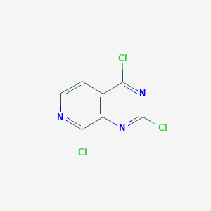 molecular formula C7H2Cl3N3 B2865096 2,4,8-Trichloropyrido[3,4-d]pyrimidine CAS No. 1470249-17-2