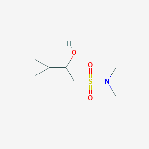 2-Cyclopropyl-2-hydroxy-N,N-dimethylethane-1-sulfonamide