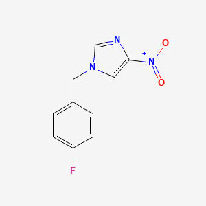 1-[(4-fluorophenyl)methyl]-4-nitro-1H-imidazole