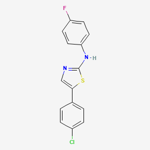 5-(4-chlorophenyl)-N-(4-fluorophenyl)-1,3-thiazol-2-amine