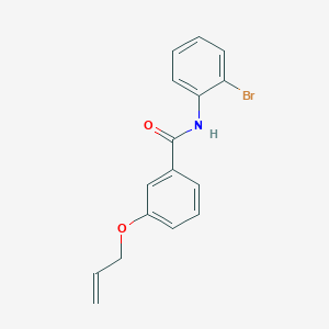 molecular formula C16H14BrNO2 B286517 3-(allyloxy)-N-(2-bromophenyl)benzamide 