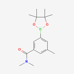 N,N,3-trimethyl-5-(4,4,5,5-tetramethyl-1,3,2-dioxaborolan-2-yl)benzamide