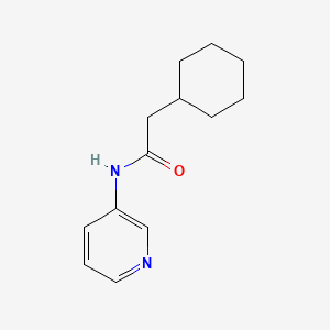 molecular formula C13H18N2O B2865191 2-环己基-N-(3-吡啶基)乙酰胺 CAS No. 431907-04-9
