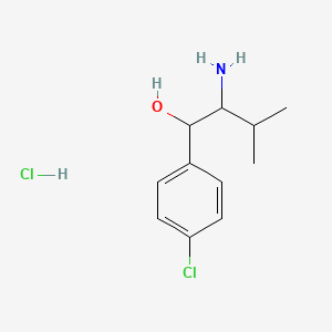 2-Amino-1-(4-chlorophenyl)-3-methylbutan-1-ol hydrochloride