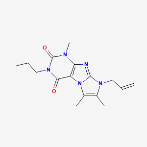 4,7,8-Trimethyl-6-prop-2-enyl-2-propylpurino[7,8-a]imidazole-1,3-dione