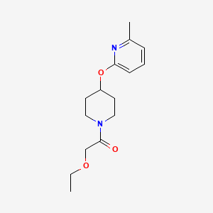 2-Ethoxy-1-(4-((6-methylpyridin-2-yl)oxy)piperidin-1-yl)ethanone