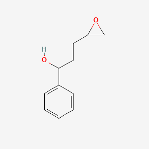 molecular formula C11H14O2 B2865267 3-(Oxiran-2-yl)-1-phenylpropan-1-ol CAS No. 2095411-26-8