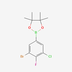 3-Bromo-5-chloro-4-fluorophenylboronic acid, pinacol ester
