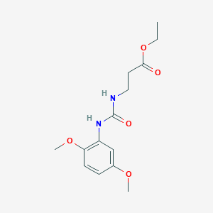 Ethyl 3-((N-(2,5-dimethoxyphenyl)carbamoyl)amino)propanoate