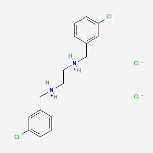 N~1~,N~2~-bis(3-chlorobenzyl)-1,2-ethanediaminium dichloride