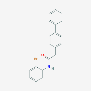 molecular formula C20H16BrNO B286532 2-(biphenyl-4-yl)-N-(2-bromophenyl)acetamide 