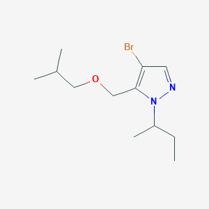 4-bromo-1-sec-butyl-5-(isobutoxymethyl)-1H-pyrazole
