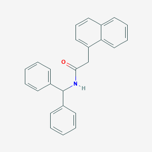 molecular formula C25H21NO B286539 N-benzhydryl-2-(1-naphthyl)acetamide 