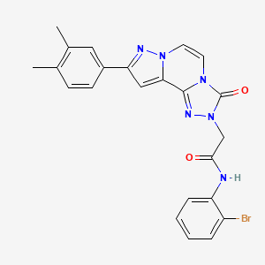 molecular formula C23H19BrN6O2 B2865408 Chembl4573482 CAS No. 1251611-99-0