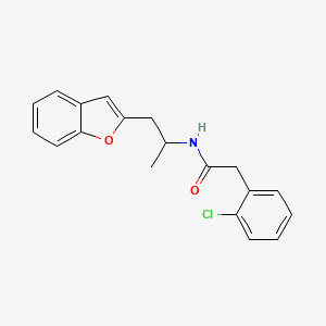 N-(1-(benzofuran-2-yl)propan-2-yl)-2-(2-chlorophenyl)acetamide