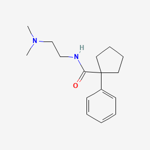 molecular formula C16H24N2O B2865439 N-(2-(Dimethylamino)ethyl)(phenylcyclopentyl)formamide CAS No. 41057-51-6