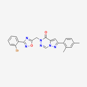 3-{3-[4-(2-fluorophenyl)piperazin-1-yl]-3-oxopropyl}-2-piperidin-1-ylthieno[3,2-d]pyrimidin-4(3H)-one