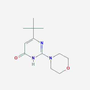 molecular formula C12H19N3O2 B2865497 6-(tert-butyl)-2-morpholinopyrimidin-4(3H)-one CAS No. 1023818-16-7