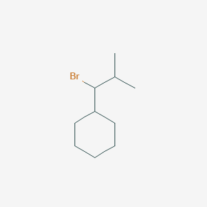 molecular formula C10H19Br B2865517 (1-Bromo-2-methylpropyl)cyclohexane CAS No. 1445560-23-5