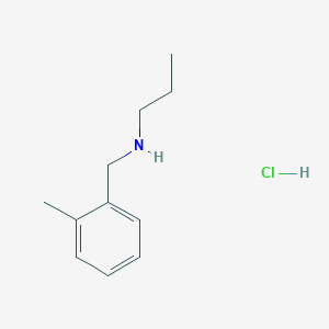 molecular formula C11H18ClN B2865534 N-(2-Methylbenzyl)-1-propanamine hydrochloride CAS No. 1049773-85-4; 807343-02-8