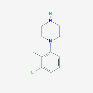 molecular formula C11H15ClN2 B2865558 1-(3-Chloro-2-methylphenyl)piperazine CAS No. 54711-70-5