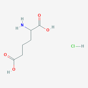 molecular formula C6H12ClNO4 B2865567 2-Aminohexanedioic acid;hydrochloride CAS No. 67744-11-0