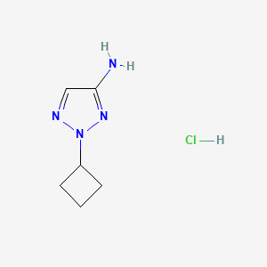 2-Cyclobutyltriazol-4-amine;hydrochloride