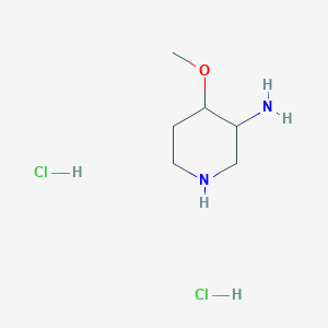 molecular formula C6H16Cl2N2O B2865605 4-Methoxypiperidin-3-amine dihydrochloride CAS No. 2193065-67-5