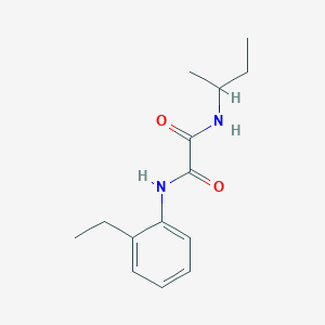 molecular formula C14H20N2O2 B2865618 草酰胺，N-(2-乙基苯基)-N'-(1-甲基丙基)- CAS No. 941963-22-0