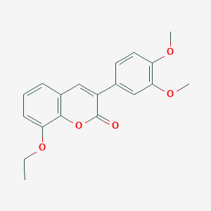 3-(3,4-Dimethoxyphenyl)-8-ethoxychromen-2-one