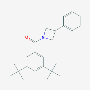 molecular formula C24H31NO B286565 1-(3,5-Ditert-butylbenzoyl)-3-phenylazetidine 