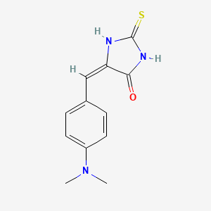 5-{[4-(Dimethylamino)phenyl]methylene}-2-thioxo-1,3-diazolidin-4-one