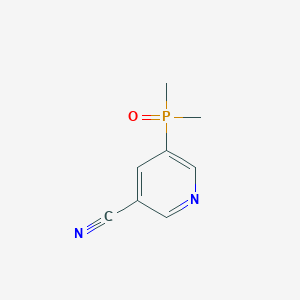 5-(Dimethylphosphoryl)nicotinonitrile