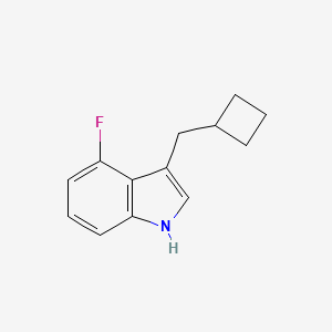3-(Cyclobutylmethyl)-4-fluoro-1H-indole