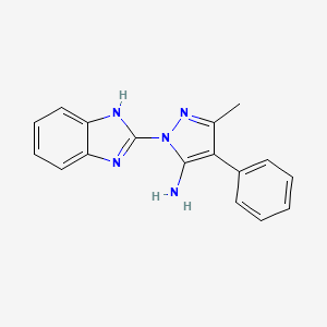 1-(1H-benzimidazol-2-yl)-3-methyl-4-phenyl-1H-pyrazol-5-amine
