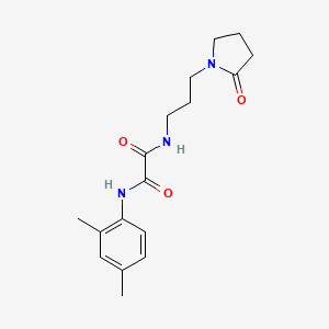 N'-(2,4-dimethylphenyl)-N-[3-(2-oxopyrrolidin-1-yl)propyl]oxamide